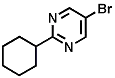 Molecular Structure of 1215072-92-6 (5-Bromo-2-(cyclohexyl)pyrimidine)